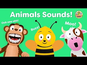Learn the Animal Sounds Song | Have fun learning the animal sounds with the SmartyPalsClub |
