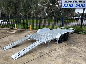 16.4x6'7" Galvanized Car Carrier Trailer | Modern Trailers