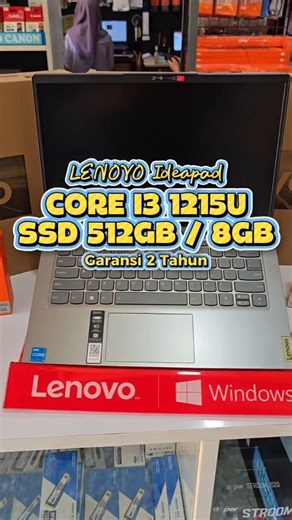 pusat laptop baru klaten on Instagram: "READY STOK : LENOVO IDEAPAD SLIM 3 --------------------------------------- Intel Core i3 Ram 8Gb DDR4 SSD 512GB Display 14 FHD Windows 11 OHS 2021 Garansi Resmi 2 thn . . Pusatnya Laptop dan Komputer di klaten Solusi Kebutuhan IT anda . . . Lokasi Toko Kami SMC Computer Klaten Jl Merbabu 58 Depan SMK Negeri 3 Klaten 085330113600 www.smccomputer.com . . #sdn1klaten #smccomputerklaten #servicelaptopklaten #tokokomputerklaten #sman1karangnongko sman2klaten sm