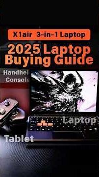 OneXPlayer X1 Air Performance Overview in a 3-in-1 Form Factor #gamingconsole #handheld #3in1