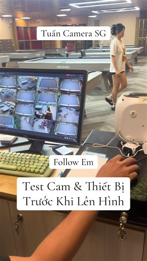 Test Camera trước khi lên hình cho khách. Lên hình 17 Camera IP POE DAHUA cho khách hàng. #tuancamera #tuancamerasaigon #xuhuong #trend #dahua