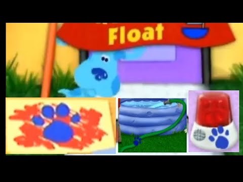 blue's clues how to draw 3 clues from the boat float
