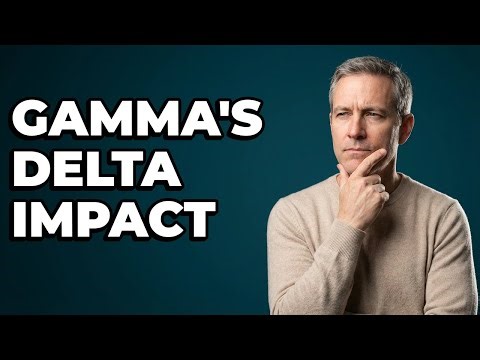 How Does Positive Gamma Affect Option Delta?