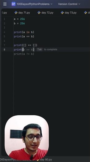 Python List Puzzle 🔥 [] == [] but [] is [] | Day 80