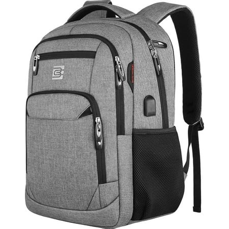 17 Inch Laptop Backpack, Business Anti Theft Slim Durable Laptops Backpack with USB Charging Port, Water Resistant College School Computer Bag Gifts for Men & Women Fits 15.6 Inch Notebook-Black - Walmart.ca