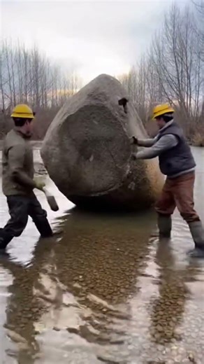 Cracking open a giant stone and discovering labradorite