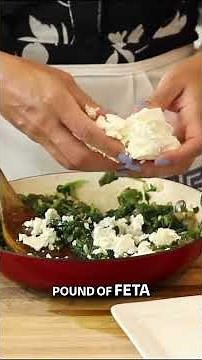 Phyllo Tart filled with Spinach & Feta Cheese