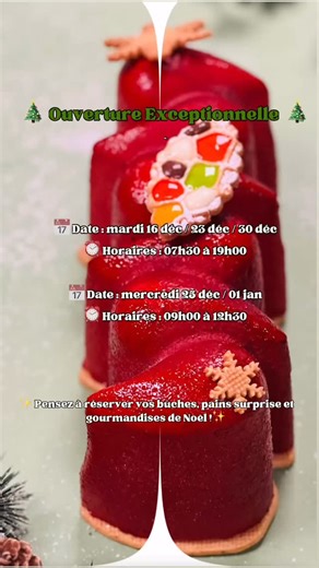 𝐏â𝐭𝐢𝐬𝐬𝐞𝐫𝐢𝐞 𝐌𝐚𝐭𝐡𝐢𝐚𝐬 𝐍𝐚𝐫𝐜𝐢𝐬𝐬𝐨𝐭 l 𝐋𝐚 𝐇𝐚𝐮𝐭𝐞 𝐆𝐨𝐮𝐫𝐦𝐚𝐧𝐝𝐢𝐬𝐞 on Instagram: "🎄 Ouverture Exceptionnelle Avant les Fêtes ! 🎄 À l’approche de Noël, nous avons le plaisir de vous annoncer une ouverture exceptionnelle pour vous permettre de préparer vos fêtes en toute sérénité. L’occasion parfaite pour découvrir nos créations, passer vos commandes et profiter de nos spécialités gourmandes faites maison. Nous serons ravis de vous accueillir et de vous accompagner da