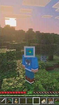 Vibrant Visuals Sunset In Minecraft: Bedrock Edition (Short)