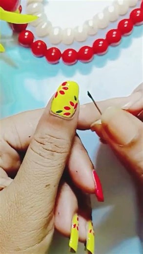 💅✨Cute Flower Nail Art Designs at Home 🏠#nails #floralnails #shortsfeed #beauty #ytshortsfeed