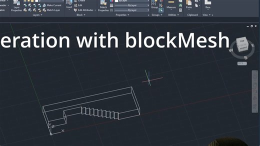 OpenFOAM画网格: BlockMesh | 3D structured mesh: BlockMesh & SurfaceFeatureExtract