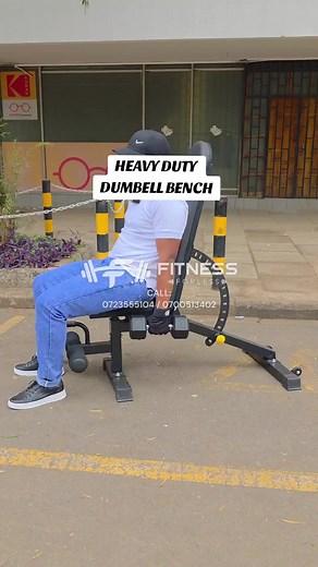 Heavy-Duty Adjustable Dumbbell Bench for Strength Training
