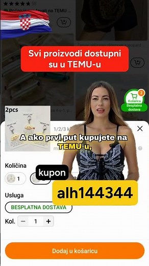 Kuponi Temu Hrvatska 2026 #temuhrvatska #temu #temucroatia