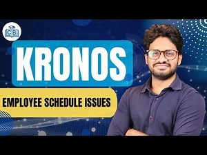 Employee Schedule Issues in Kronos | Kronos Login Guide | Kronos Training | Kronos | CyberBrainer