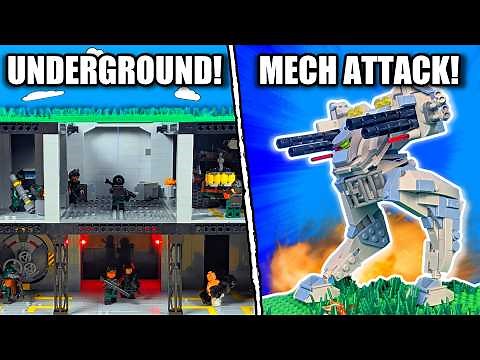 I Built An UNDERGROUND LEGO Military Bunker!