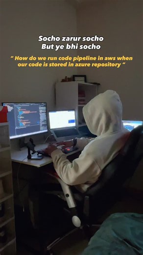 Aman Singh Rana on Instagram: "How do you run AWS CodePipeline when your code is in Azure Repos? Simple — you connect Azure Repos as the source and let AWS handle the rest 👇 -> Use AWS CodePipeline (Source stage) → Choose Azure Repos (via OAuth connection) → Authenticate using AWS CodeStar Connections -> Trigger on commits → Any push to Azure Repo automatically triggers the pipeline in AWS -> Build & Deploy in AWS → CodeBuild builds the code → CodeDeploy / ECS / EKS / Lambda deploys it 👉 Your 