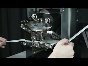 ZEBRA ZE511 - Carregamento de etiquetas e ribbon