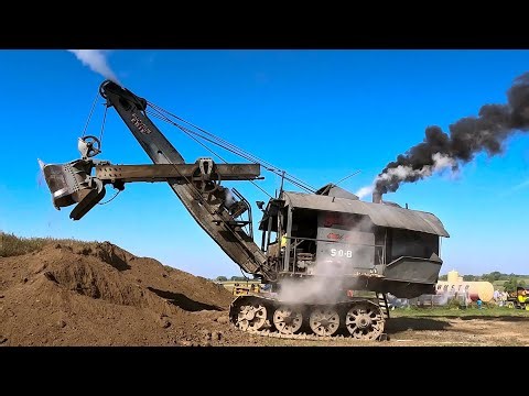 Watching historic steam shovels in action 2, a look inside! A childhood dream come true! Ep. #9