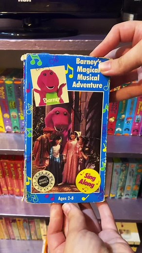 Barney’s Magical Musical Adventure! 🎶📼 #vhs #vhstapes #directtovideo #barney #vhstape #barneyandfriends #barneysmagicalmusicaladventure #nostalgia #1992 #jcpenney