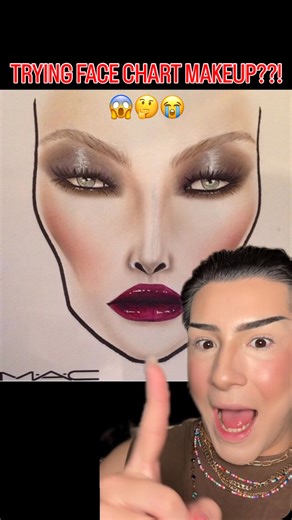 Jack Nader 曆 on Instagram: "FOLLOWING A MAC FACE CHART??! 樂 - #makeup #beauty #grwm #makeupchallenge #makeupreel #reels #explore #viral #viralmakeup #tutorial #makeuptutorial #mua #crazymakeup #trend #makeuptrend #makeuphacks #facechart #mac #macfacechart #facecharts"