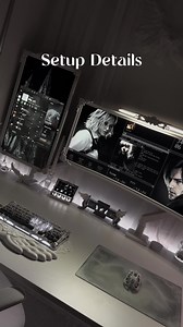 🪽ིིྀ || setup details prices 🤍 kept this one simple ill include accessories and full pc specs in pt 2 💕 #setup #pcsetup #desksetup #pcgaming #residentevil