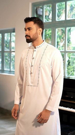 6.5K views · 38 reactions | Elevate your traditional look with our exclusive Karchupi handwork Panjabi, crafted with care, precision, and timeless artistry. Whether it’s for a special occasion or festive wear, this piece speaks of elegance and heritage. Pre Order Available........ Send inbox to order online directly. Or Call: 01734-521000 | O2 | Facebook