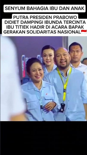 bahagia Ibu titiek dan Mas Didiet Prabowo😍 #presidenprabowo #titieksoeharto