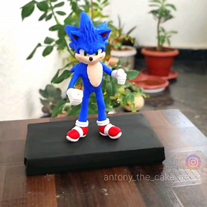 How to make sonic the hedgehog with fondant / fondant sonic the hedgehog / fondant doll / fondant figurine / cake topper . . . Hi this is easy way to make sonic the hedgehog with fondant . . . #fondany #fondantdoll #fondantfigurine #caketopper #fondantsonucthehedgehog #cake #cakes #cakeart #cakeartist #cakedesign #cakedecorating #birthdaycake #weddingcake #fondantanimal #fondantflower | Antony Bidesh