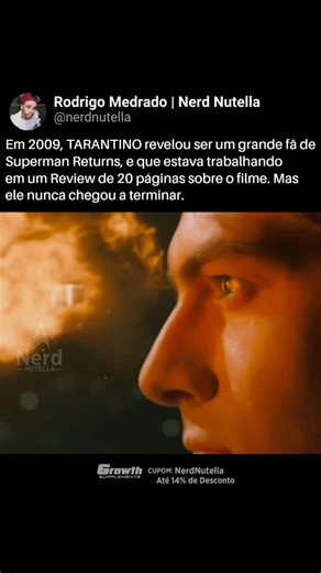 3.9K views · 27K reactions | Na época ele disse que o melhor diretor pra ele, era o Brian Singer, por Superman Returns. Onde será que esse Review de 20 páginas foi parar?! _____________________________________________________ Não se esqueça de usar meu cupom na GROWTH hein?! Cupom: NerdNutella #NerdNutella #Superman | NerdNutella | Facebook