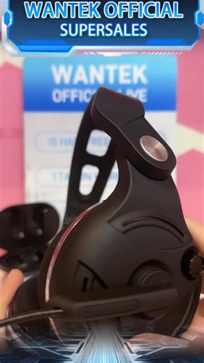 Wantek Wireless Headset with Microphone for Computer, Bluetooth Headset with Noise-Canceling Microphone and HI-FI Stereo, USB Wireless Headphones for Laptop, 48 Hours of Working Time Audio Pc