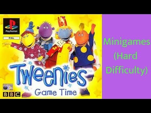 Tweenies Game Time PS1 Minigames (Hard Difficulty)