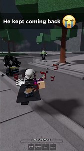 he kept coming back #roblox #tsb #thestrongestbattlegrounds #shorts #anime #viralshort