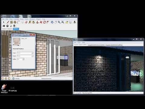 Shaderlight for SketchUp demonstration of features.