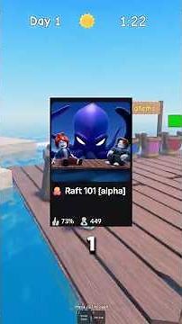 In this game, you must survive 101 days on a raft... #99nightsintheforest #roblox #trend