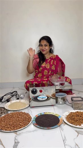 Karuna Kambeti on Instagram: "Stop buying mystery oil! 🛑 This Genpower Oil Making Machine lets me press 100% pure, cold-pressed oil right in my kitchen. The freshness and flavor difference is unreal. Seriously, the easiest way to upgrade your health! 🥗✨ https://www.genpower.co.in +91 96554 77710 . . . . . . . . . . . . . #GenpowerOilMakingMachine #ColdPressedOilAtHome #DomesticOilPress #HealthyCookingOil #OilExtractionMachine #GenpowerReview #HomemadeEdibleOil #UnrefinedOil #KitchenGadgets #He