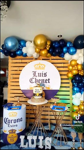 Decoración Temática de Cerveza Corona para Cumpleaños