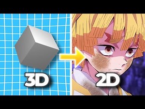 Recreé a Zenitsu en Blender sin Experiencia en 8 horas