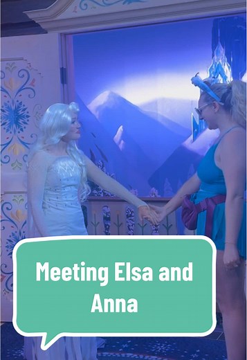 Magical Meet and Greet with Elsa and Anna at Disney World