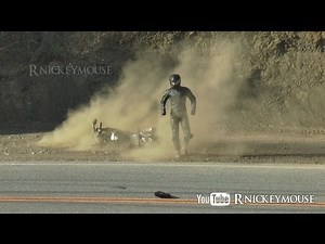 Panic Brake Lowside Motorcycle Crash