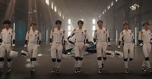 BTS Is Absolute Perfection Wearing Racing Suits In "Formula E" CF