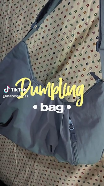 Nueva dumpling bag perfecta para ir al gym o una salidita normal de verdad la amoo 😍😍