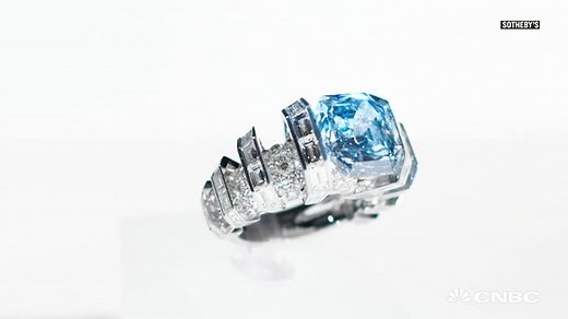 54K views · 672 reactions | This rare blue diamond could fetch up to $25M. | CNBC | Facebook