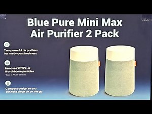 BLUEAIR BLUE PURE MINI MAX AIR PURIFIER 2 PACK Shop with us at Costco!!!