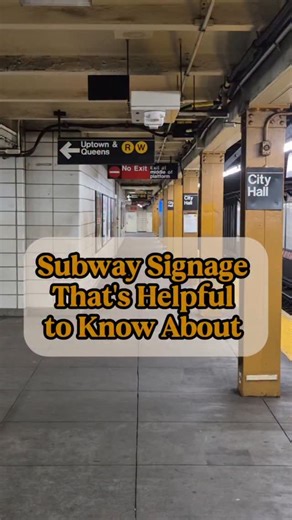 Don Mawsey NYC Tours | Here are some helpful operational signs that you can look out for when you're waiting for the train in order to better orient yourself... | Instagram