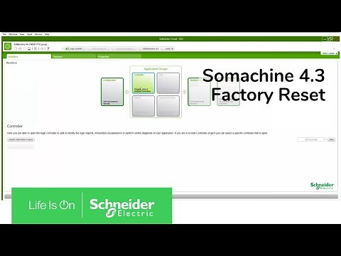 Resetting Somachine 4.3 to Factory Default | Schneider Electric Support