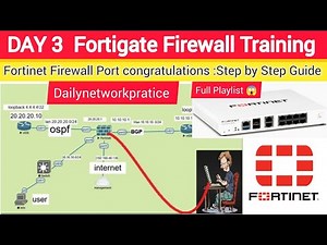 Day 3: FortiGate Port Configuration Step-by-Step | Fortinet Firewall Setup