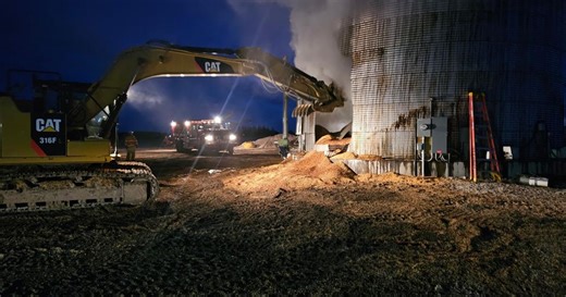 Dover Fire Department reflects on 5 day grain bin fire