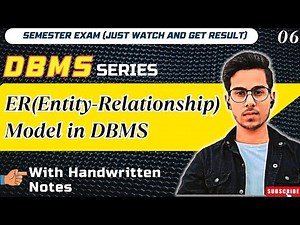ER Model in DBMS | Entity-relationship model in detail | With Handwritten Notes | Entity , Attribute