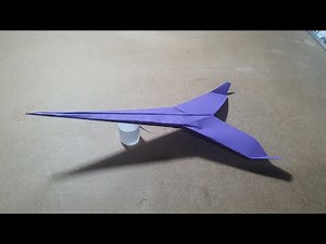 How to make a easy paper airplane