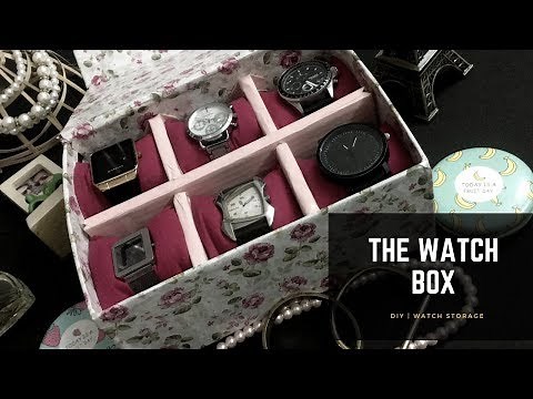 DIY | WatchBox From Scratch | Store Your Watches in Style | Home Decor | Watch Storage